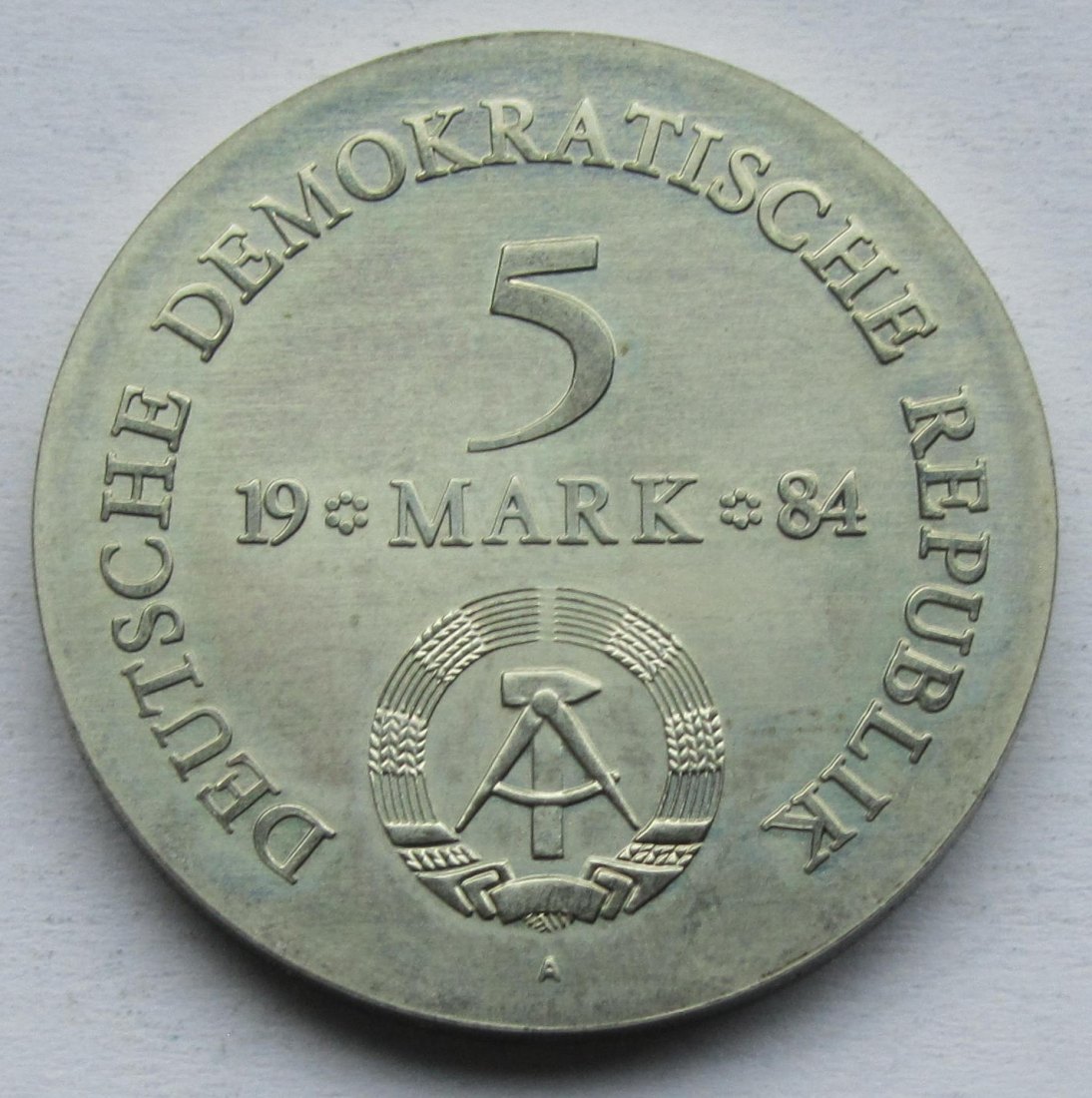  DDR: 5 Mark Lützow 1984   