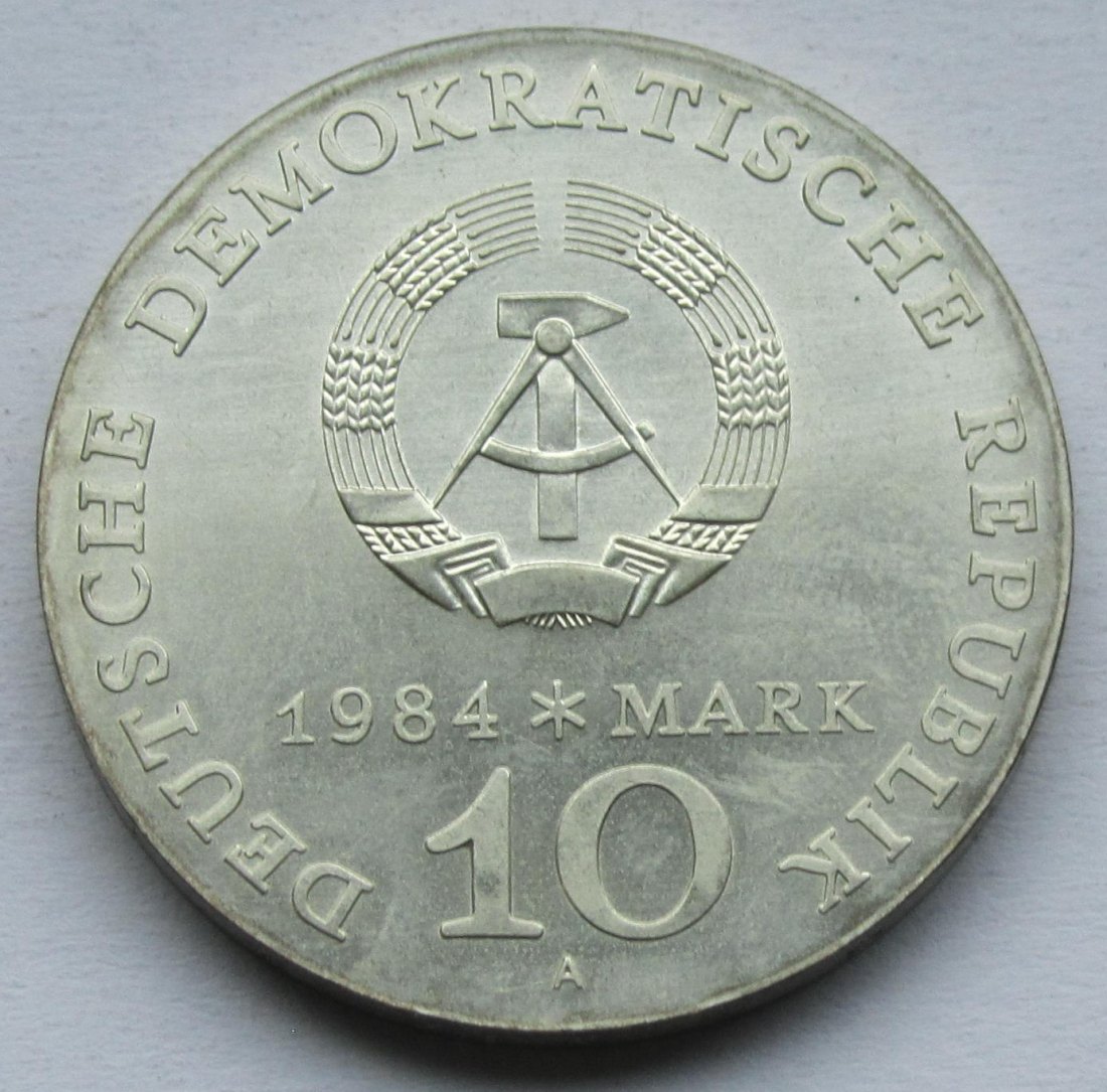  DDR: 10 Mark Brehm 1984   