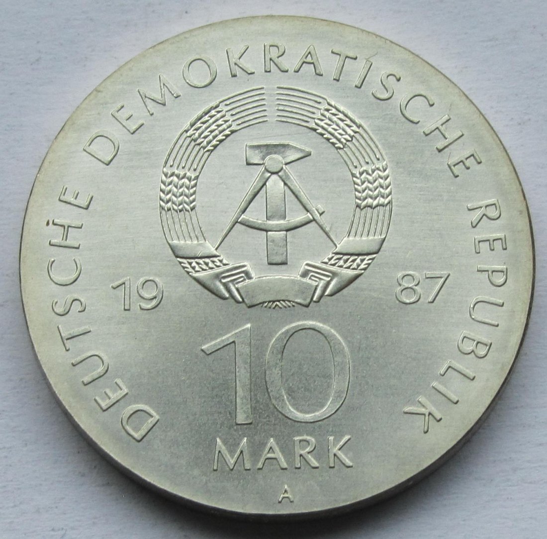  DDR: 10 Mark Schauspielhaus 1987   