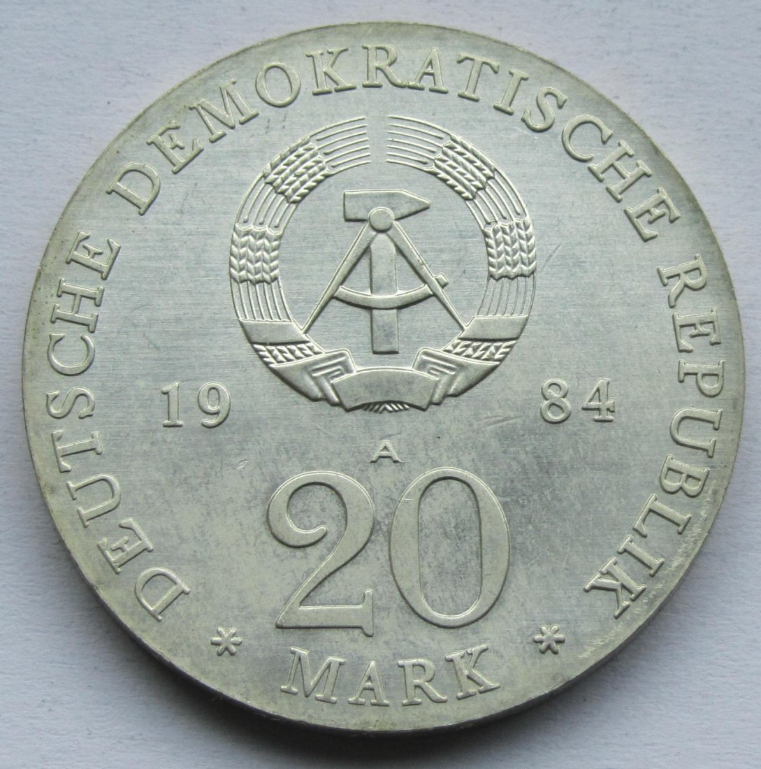  DDR: 20 Mark Händel 1984   