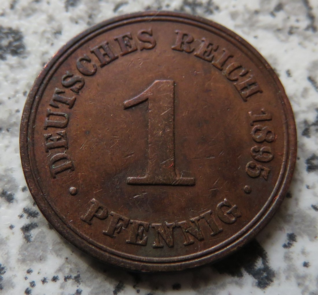  Kaiserreich 1 Pfennig 1895 A   