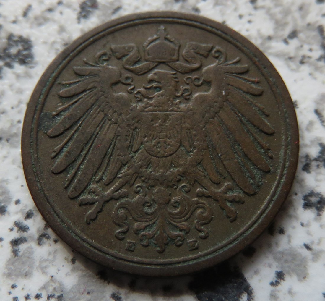  Kaiserreich 1 Pfennig 1895 E   