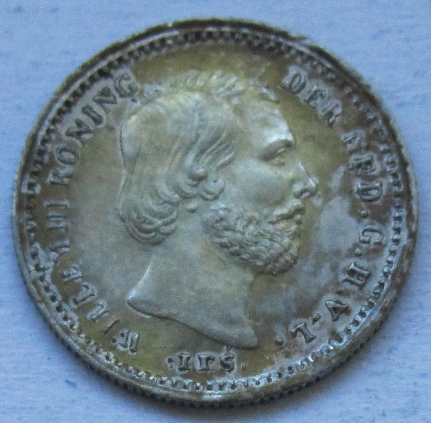  Niederlande: 5 Cent 1879, Top-Erhaltung   