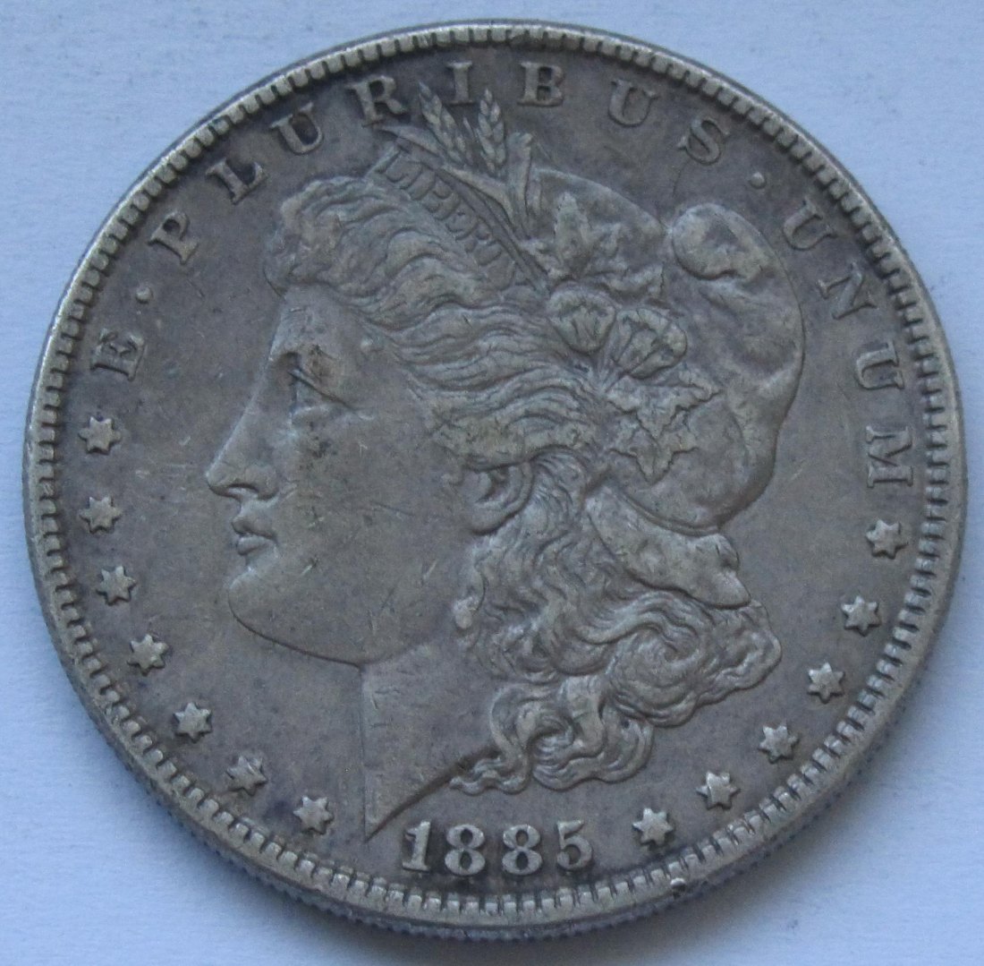  USA Vereinigte Staaten: 1 Dollar (Morgan-Dollar) 1885   
