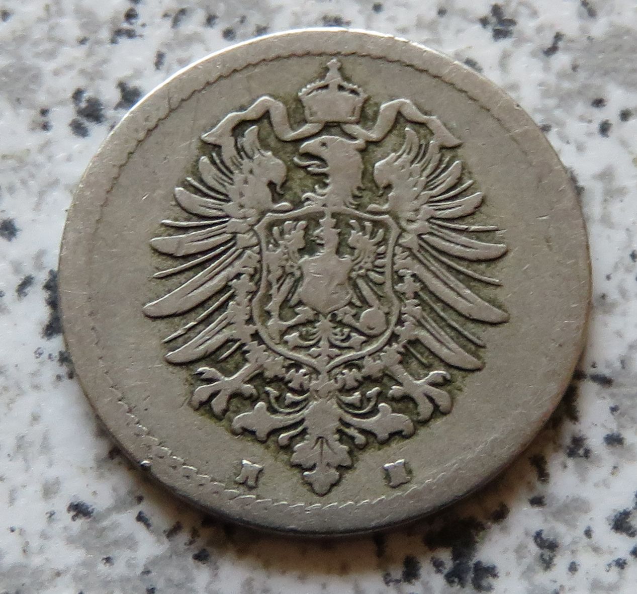  Kaiserreich 5 Pfennig 1876 H   