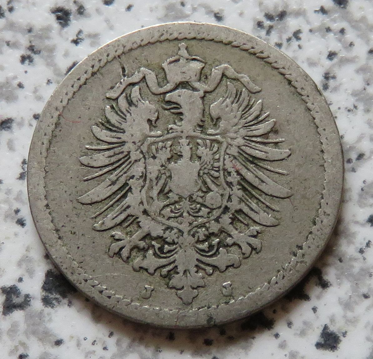  Kaiserreich 5 Pfennig 1876 J   