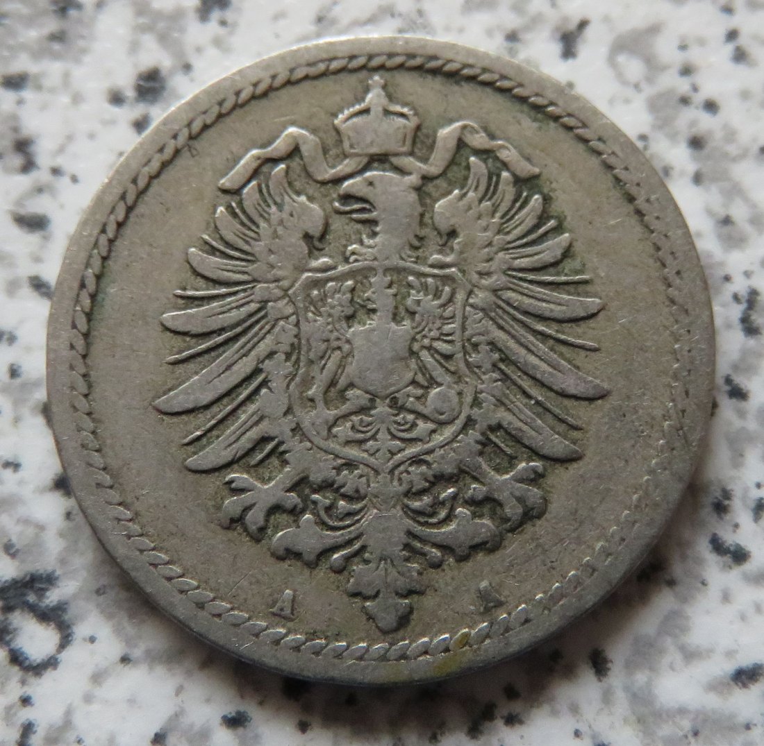  Kaiserreich 5 Pfennig 1888 A   