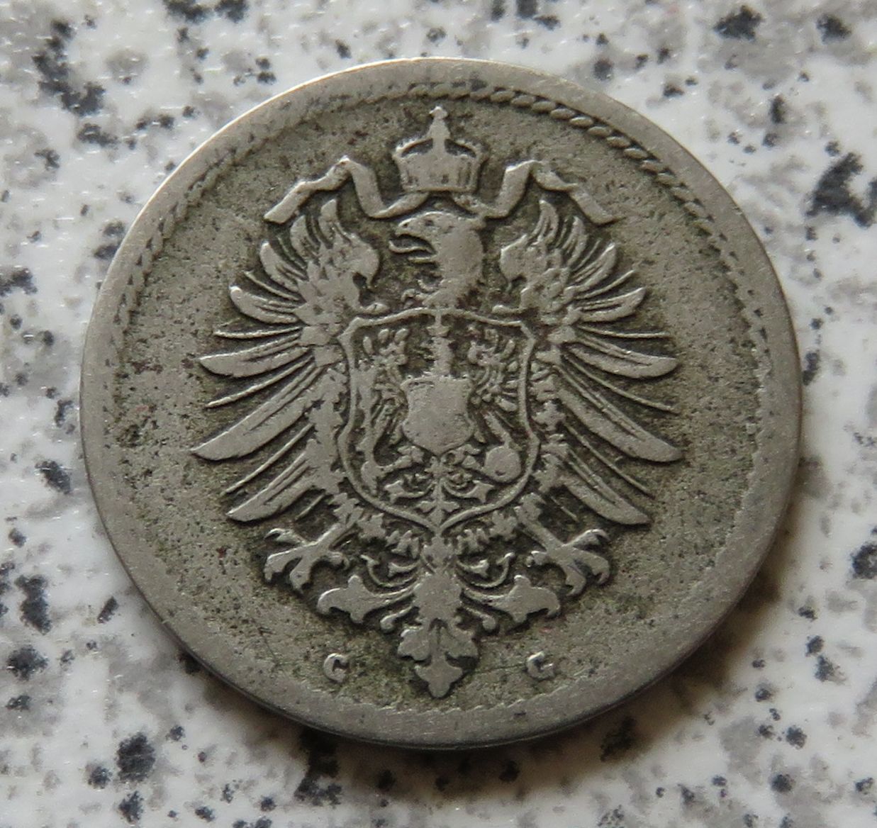  Kaiserreich 5 Pfennig 1888 G   
