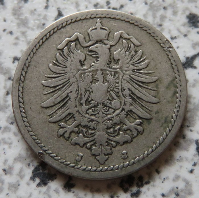  Kaiserreich 5 Pfennig 1888 J   