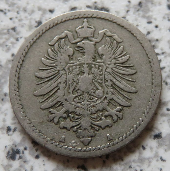  Kaiserreich 5 Pfennig 1889 A   