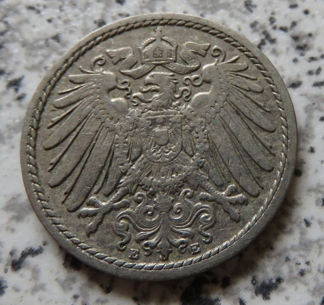  Kaiserreich 5 Pfennig 1893 E   
