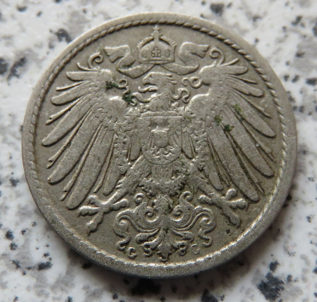  Kaiserreich 5 Pfennig 1894 G   