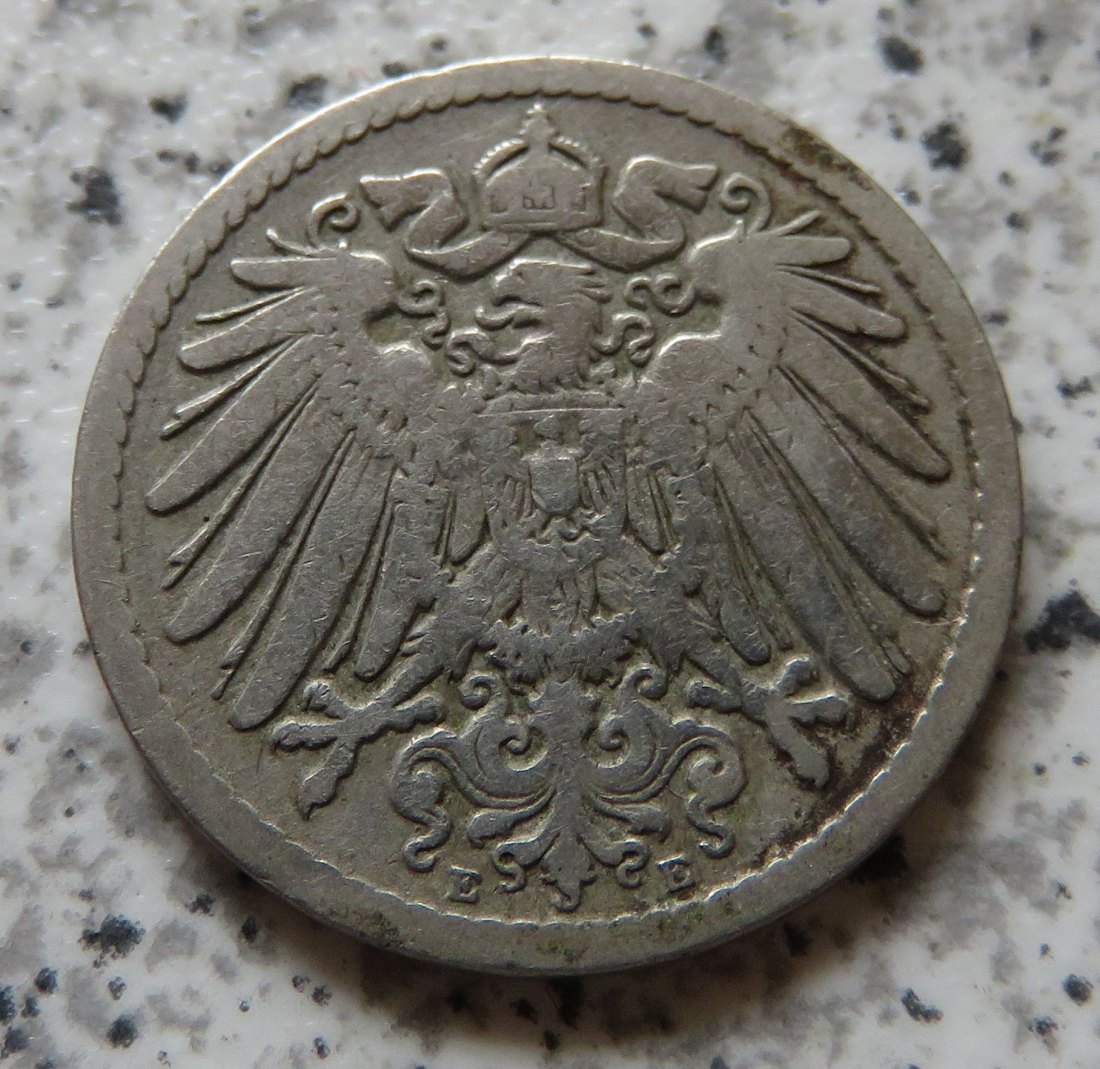  Kaiserreich 5 Pfennig 1895 E   