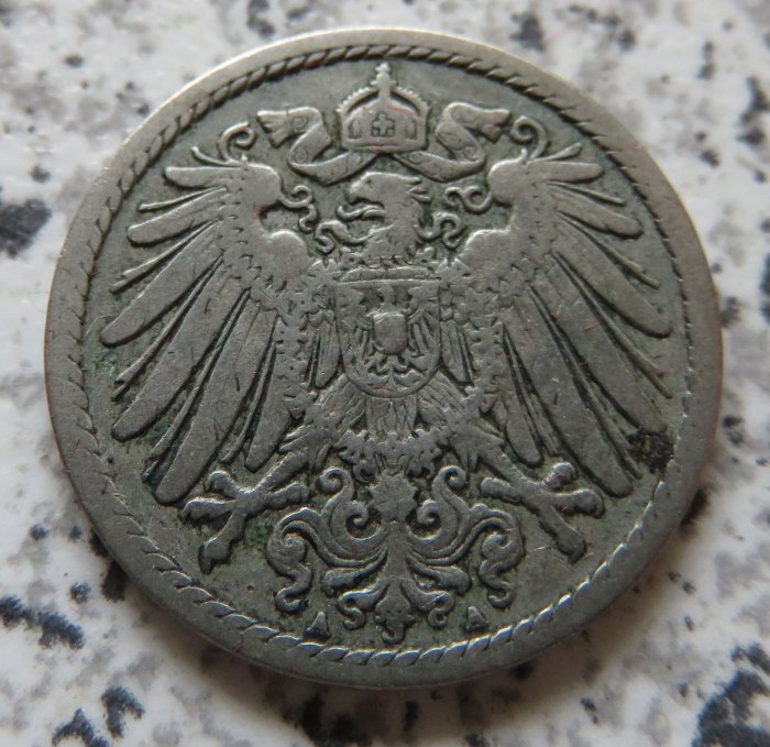  Kaiserreich 5 Pfennig 1898 A   