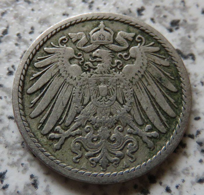  Kaiserreich 5 Pfennig 1898 A   