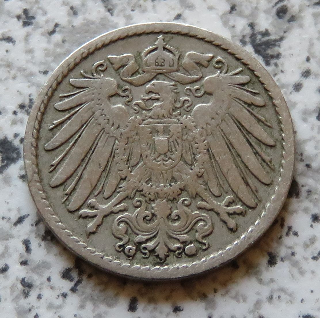  Kaiserreich 5 Pfennig 1898 G   