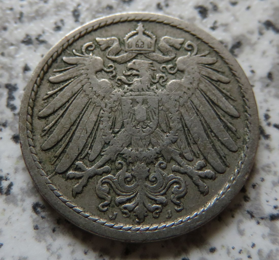  Kaiserreich 5 Pfennig 1898 J   