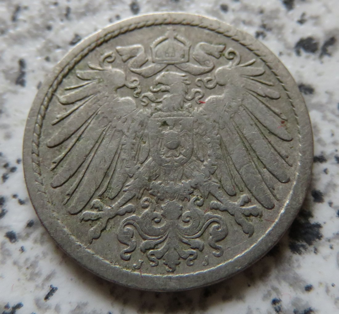  Kaiserreich 5 Pfennig 1898 J   