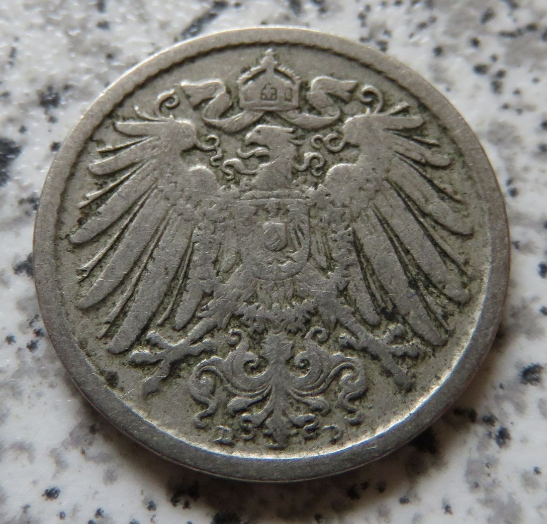  Kaiserreich 5 Pfennig 1899 D   