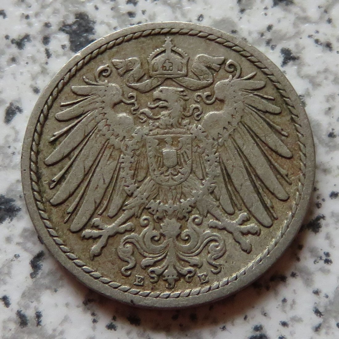  Kaiserreich 5 Pfennig 1899 E   