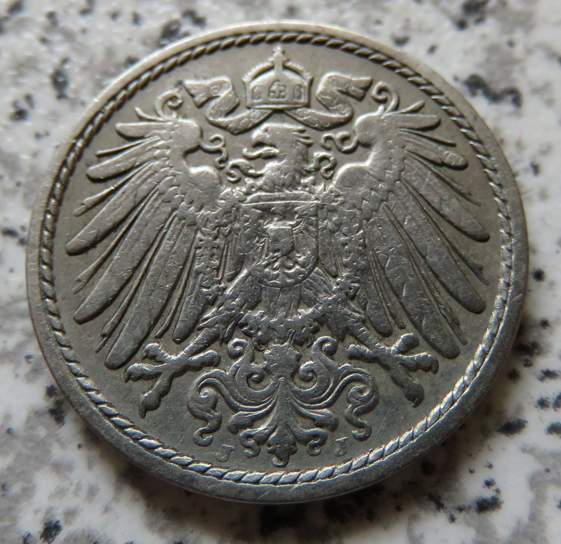  Kaiserreich 5 Pfennig 1899 J   
