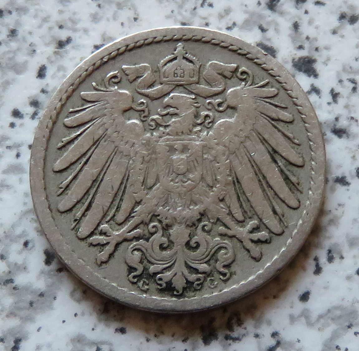  Kaiserreich 5 Pfennig 1901 G   