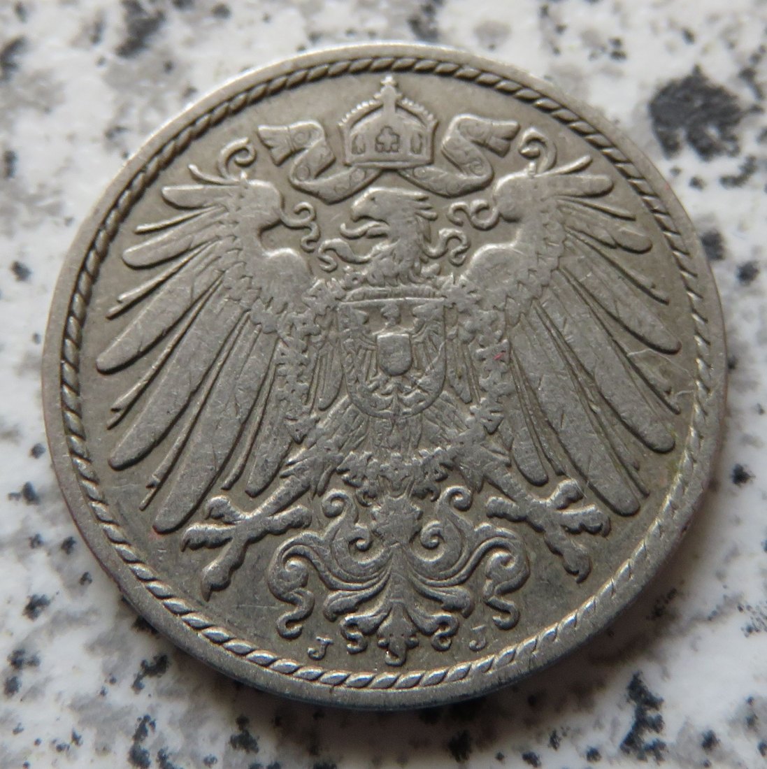  Kaiserreich 5 Pfennig 1903 J   