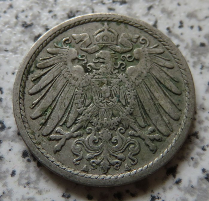  Kaiserreich 5 Pfennig 1906 A   