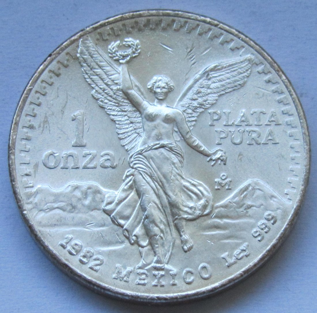  Mexiko: Silberunze Libertad 1982   