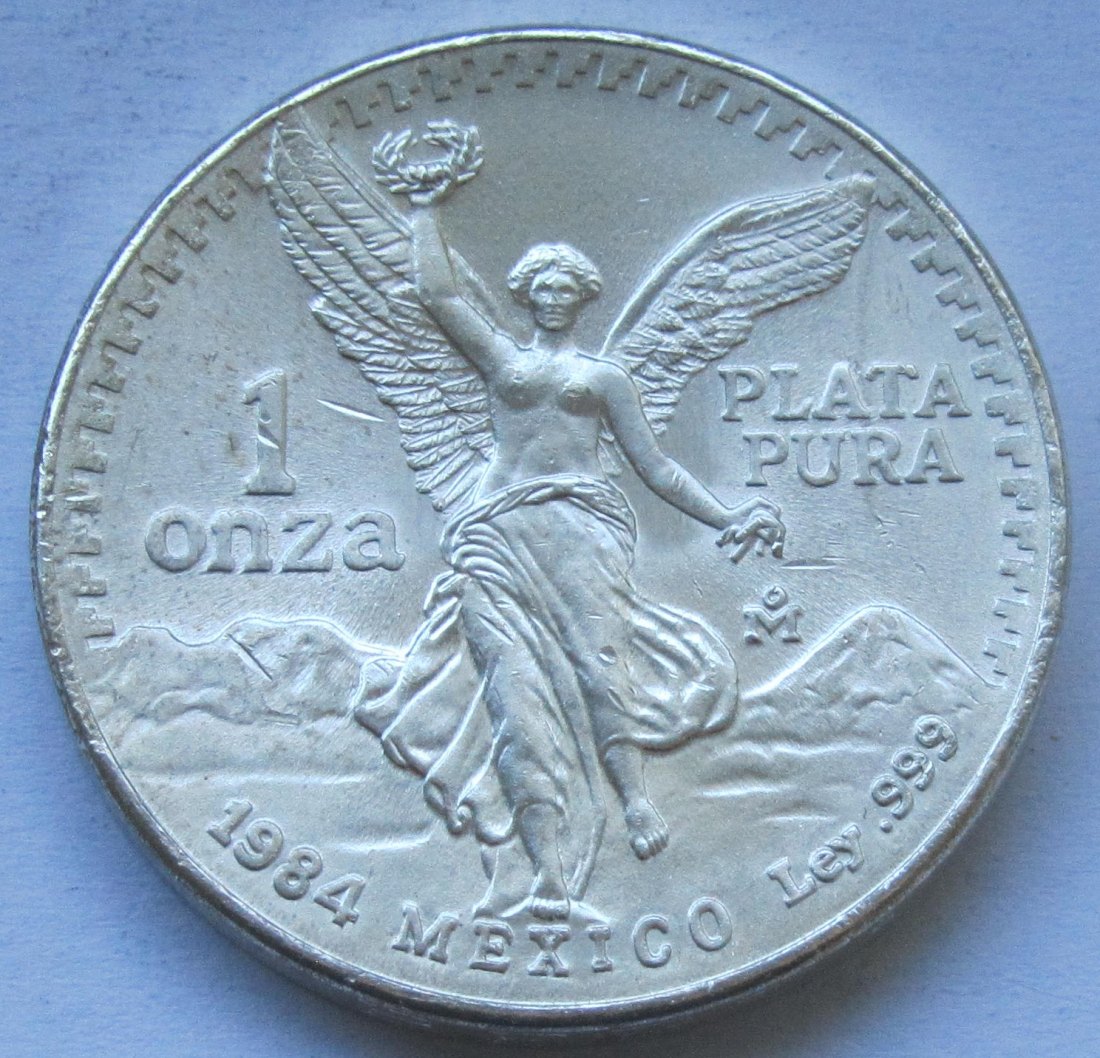  Mexiko: Silberunze Libertad 1984   