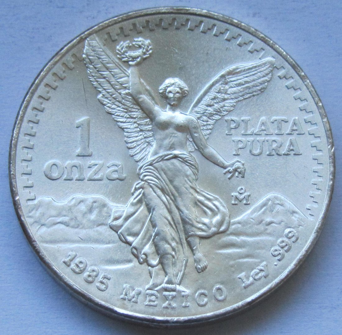  Mexiko: Silberunze Libertad 1985   