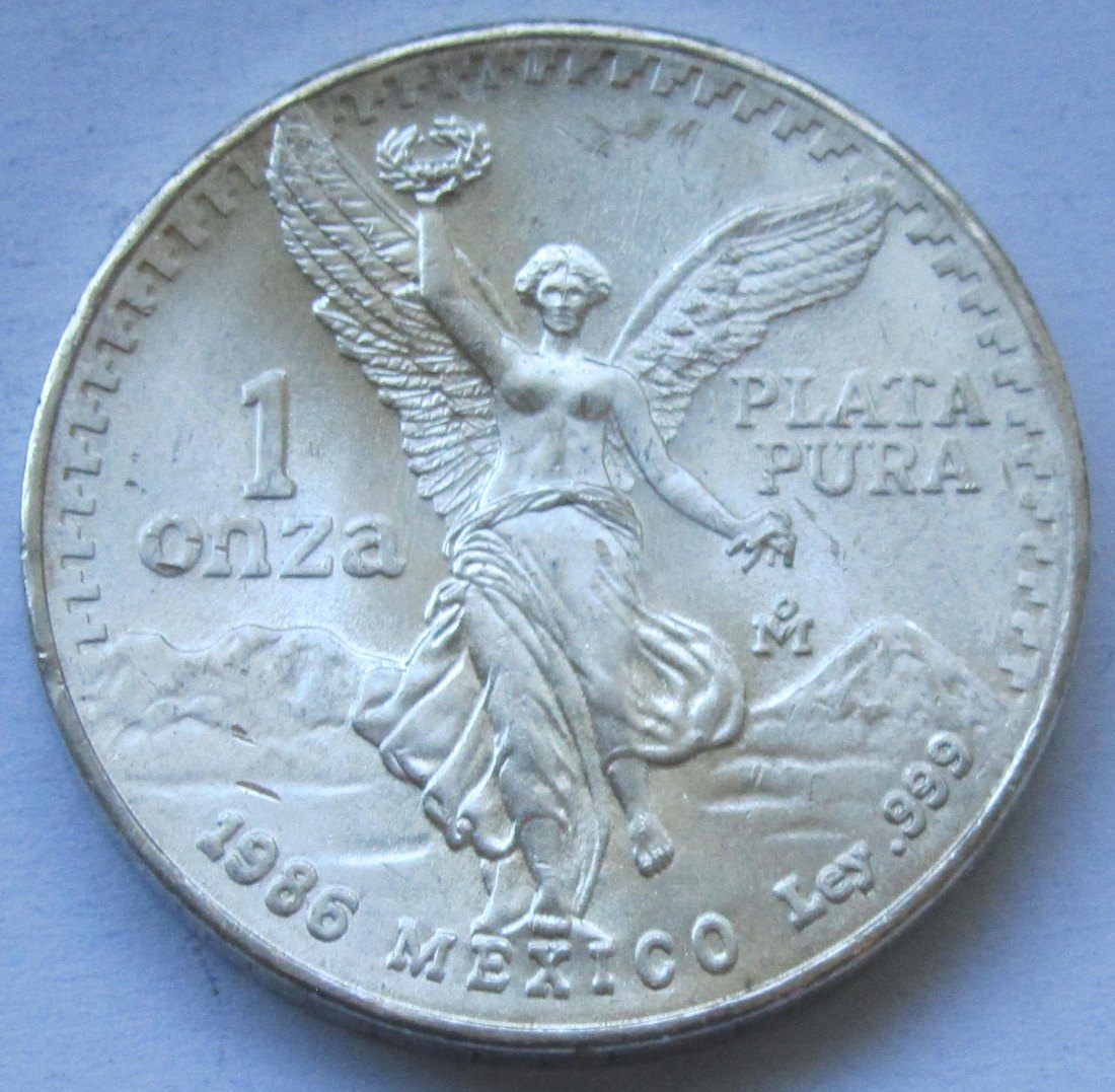  Mexiko: Silberunze Libertad 1986   