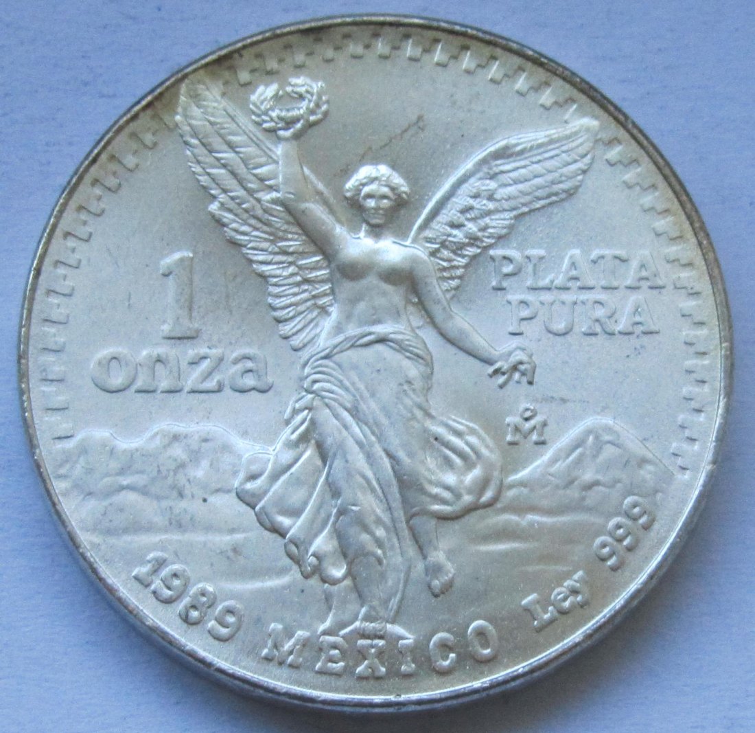 Mexiko: Silberunze Libertad 1989   