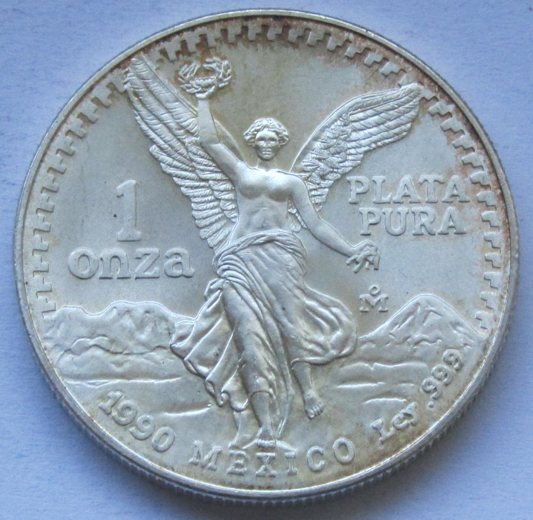  Mexiko: Silberunze Libertad 1990   