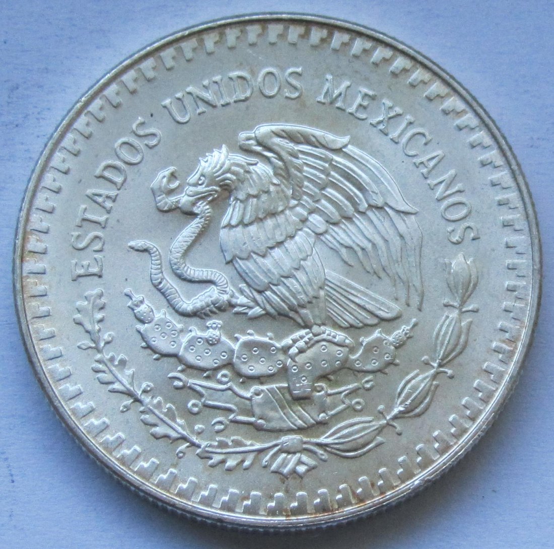  Mexiko: Silberunze Libertad 1990   