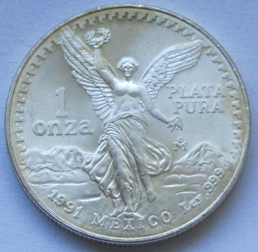  Mexiko: Silberunze Libertad 1991   