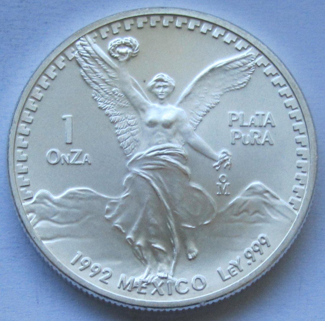  Mexiko: Silberunze Libertad 1992   
