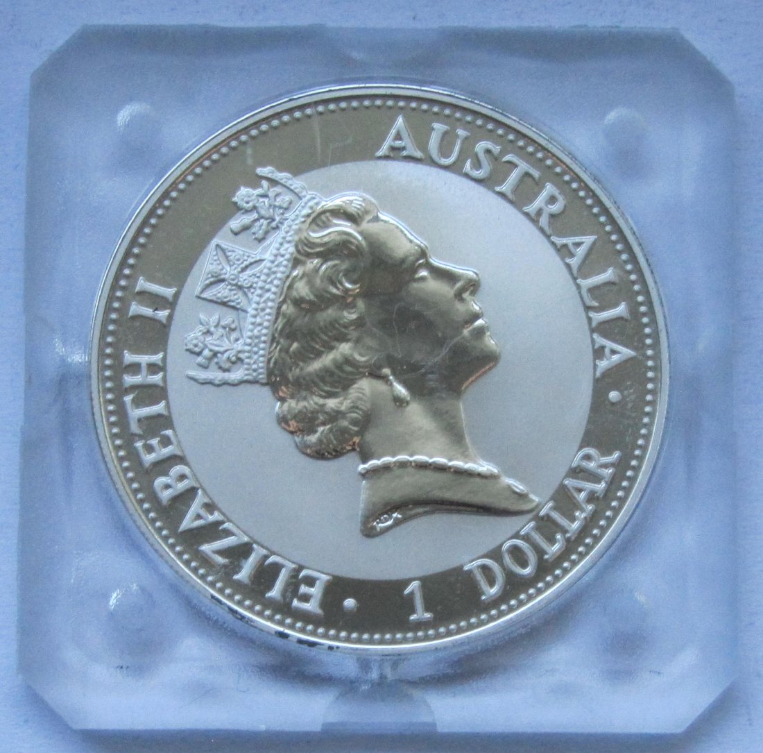  Australien: Silberunze Kookaburra 1992   