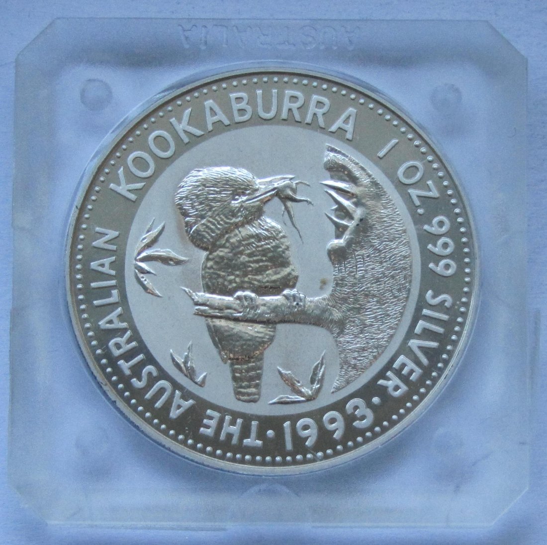 Australien: Silberunze Kookaburra 1993   