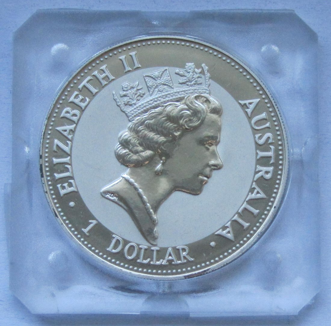  Australien: Silberunze Kookaburra 1993   