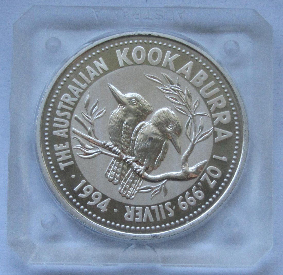  Australien: Silberunze Kookaburra 1994   
