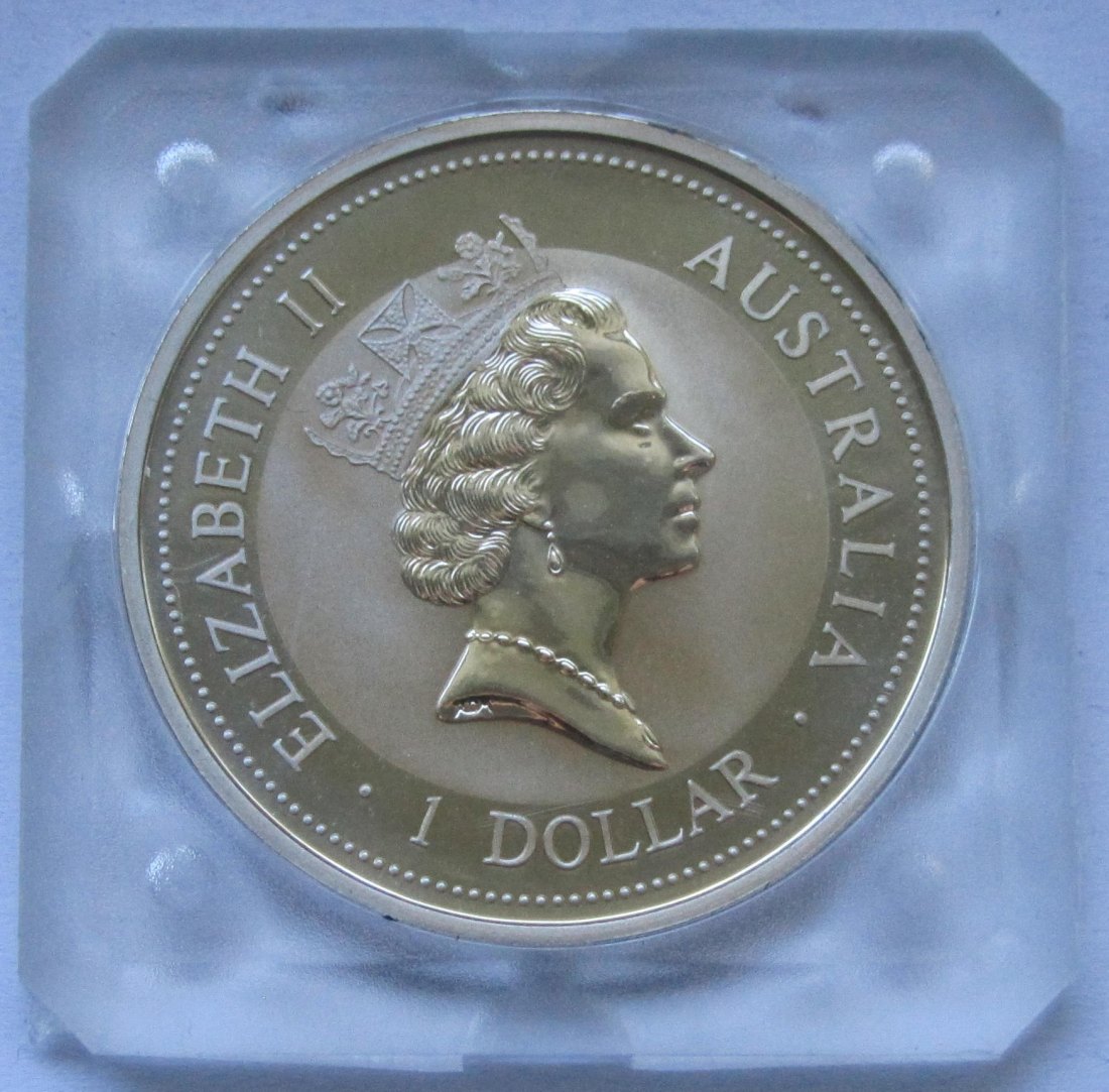  Australien: Silberunze Kookaburra 1995   