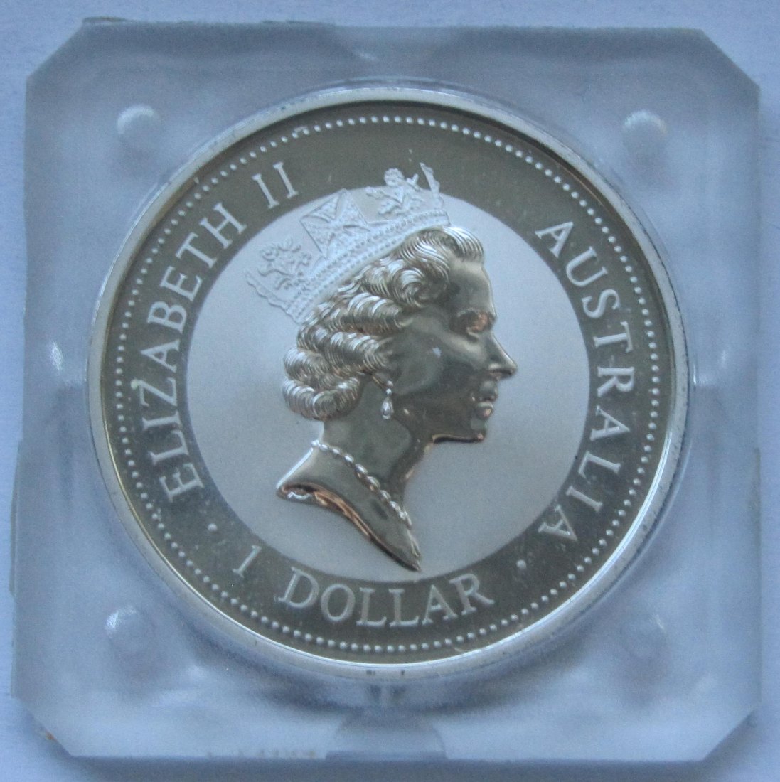  Australien: Silberunze Kookaburra 1997   