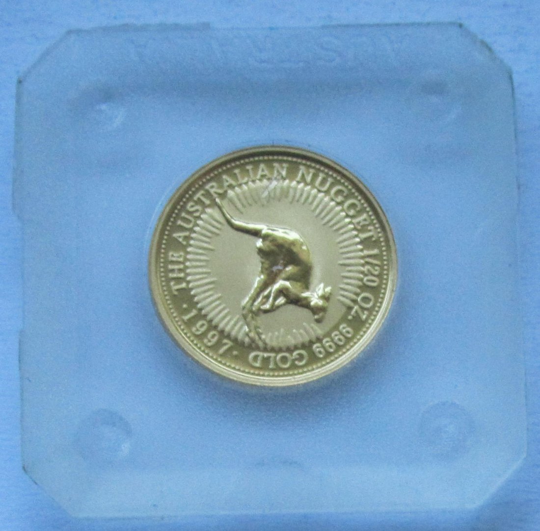  Australien: 1/20 Unze Nugget 1997, 1,55 g Feingold   