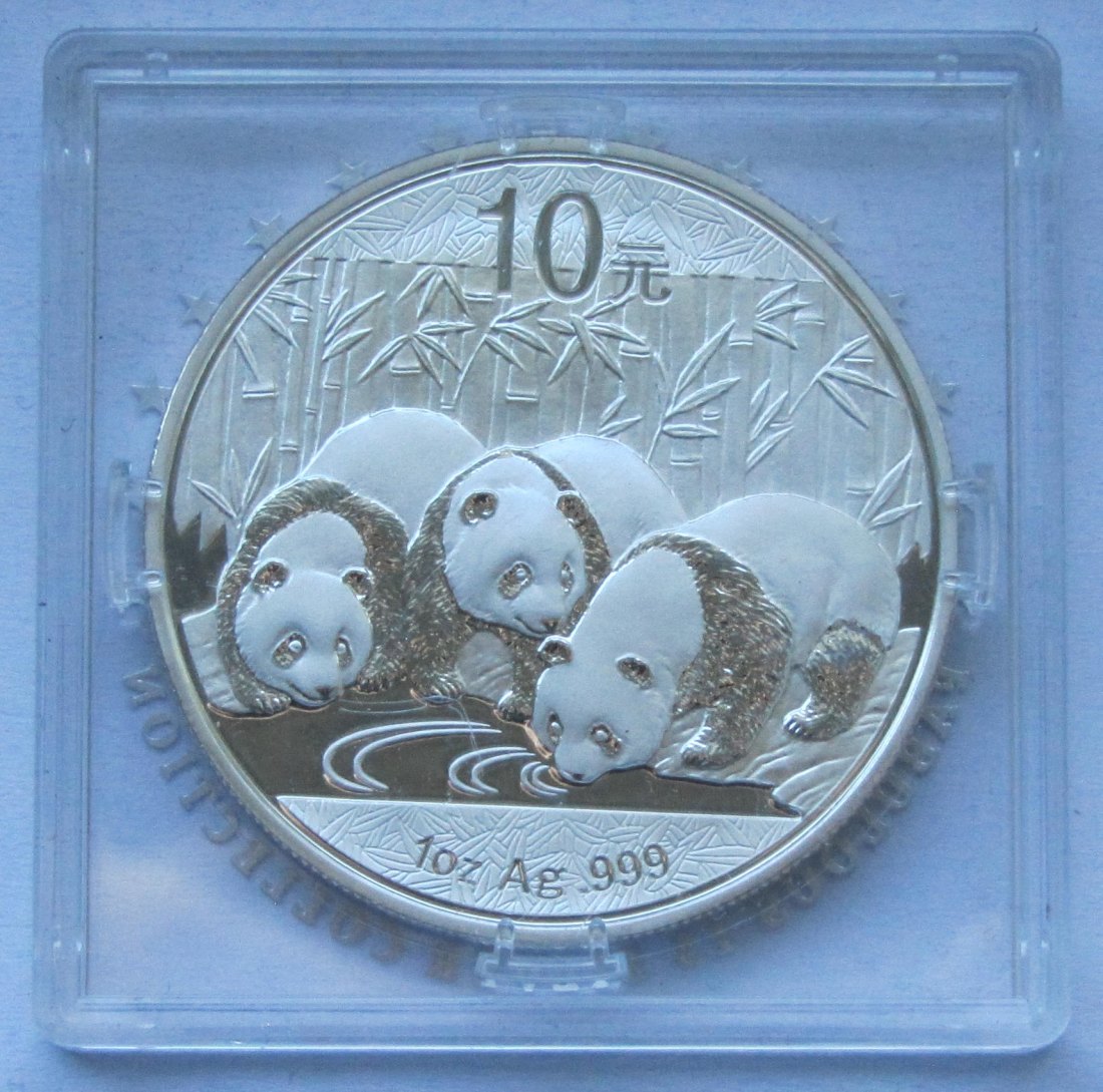 China: Silberunze Panda 2013   