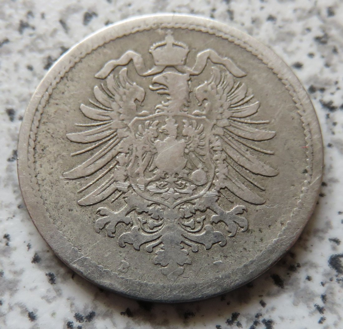  Kaiserreich 10 Pfennig 1874 B   