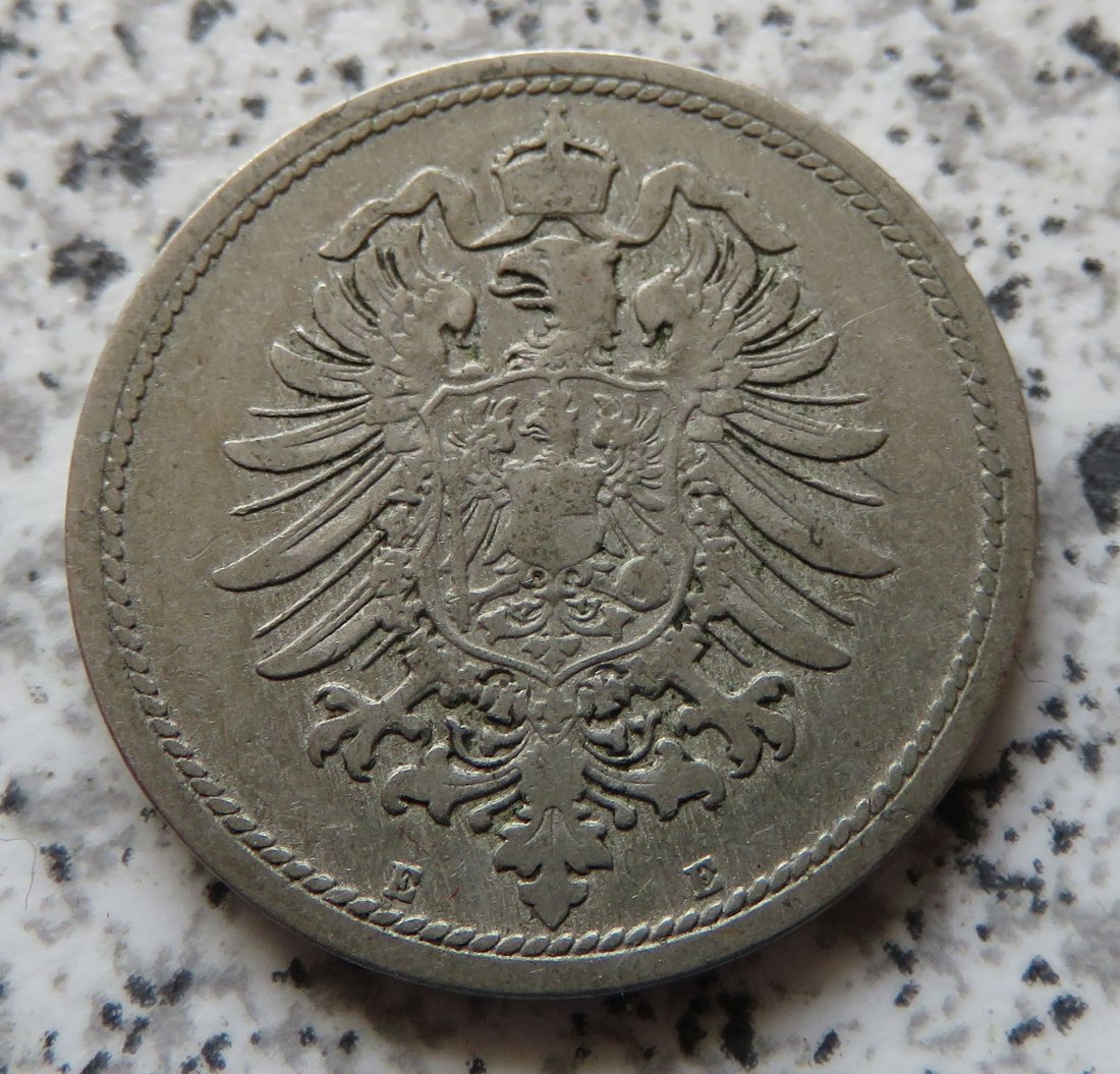  Kaiserreich 10 Pfennig 1889 E   
