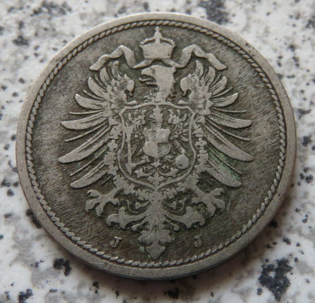  Kaiserreich 10 Pfennig 1889 J   