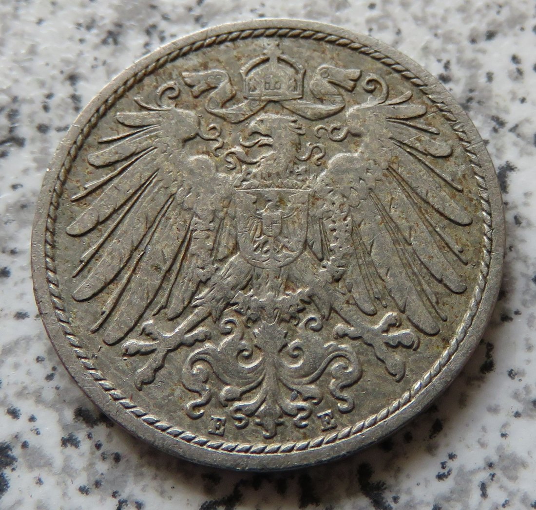  Kaiserreich 10 Pfennig 1898 E   