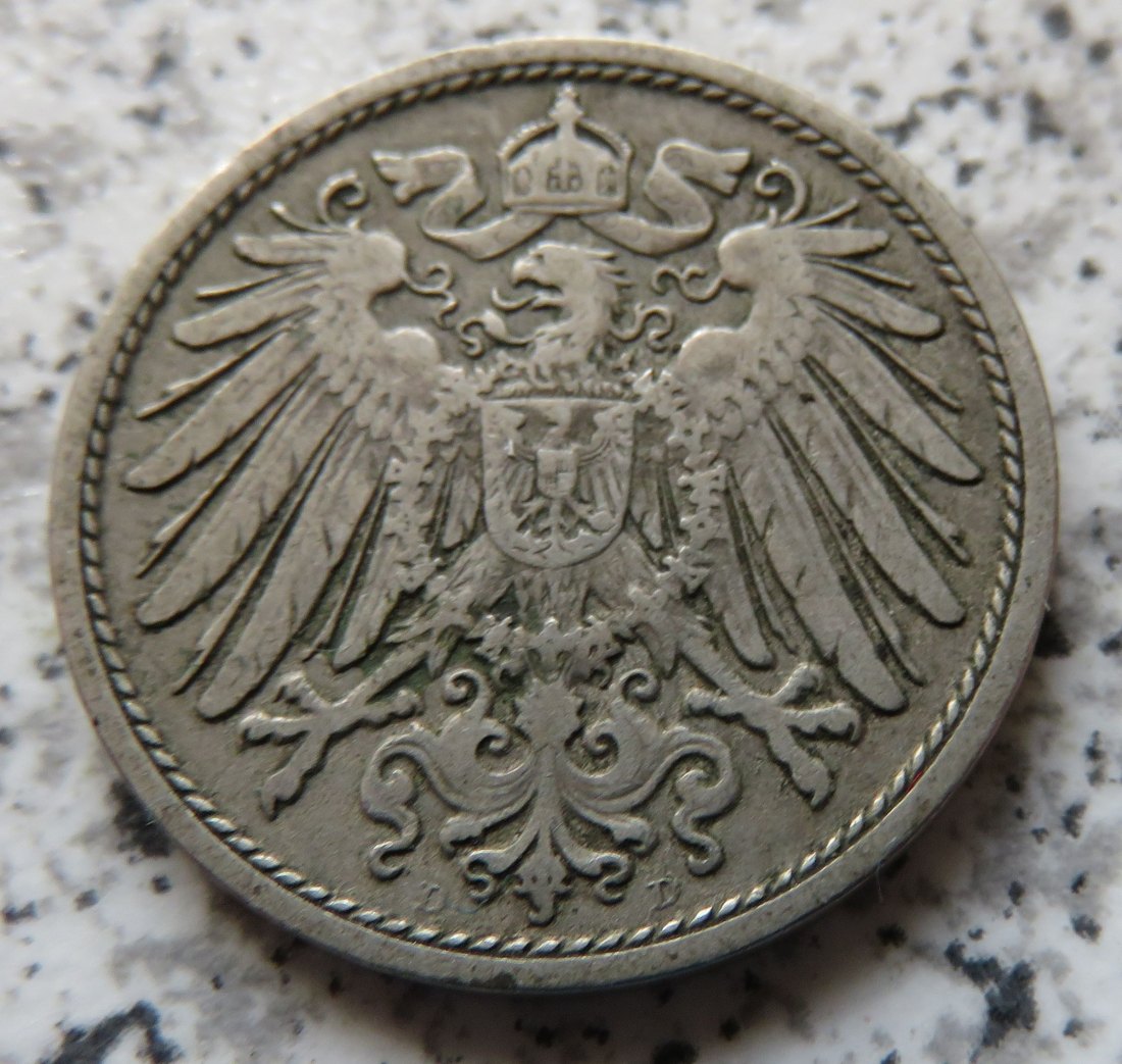  Kaiserreich 10 Pfennig 1899 D   